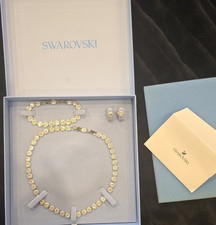 Swarovski schmuckset gold - schmuckset,