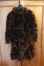 Echt Pelz Mantel Braun Vintage
