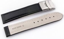 Uhrenarmband Kalbsleder Faltschließe 24mm 22mm 20mm 18mm Verschiedene Farbe NEU