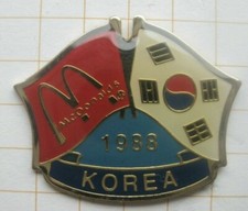 M FLAG / 40th ANNIVERSARY SÜDKOREA FLAG ............Mc DONALD`s -Pin (126b)