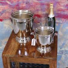 Lehal Sekt Eimer und Mini Eiskübel Set Weinkühler Luxus Hotel Bar