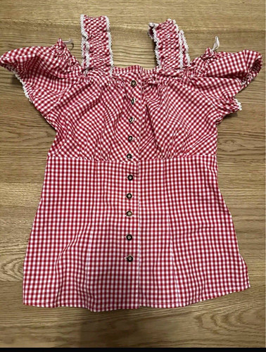 Country line dirndl bluse - line,