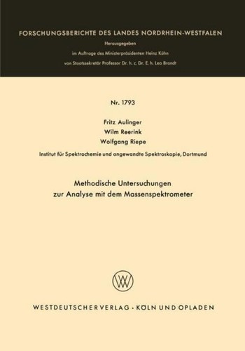 Methodische untersuchungen zur - methodische,