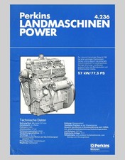 PERKINS Dieselmotor 4.236  Landmaschinen Schlepper Power Original 1982