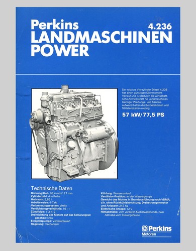 Perkins dieselmotor 236 - perkins,
