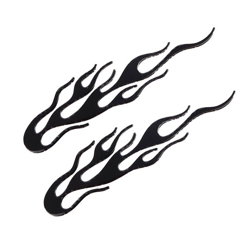 Flammen autoaufkleber 3d - 2,