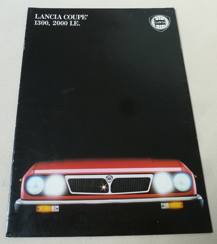 Prospekt lancia beta coupe - prospekt,