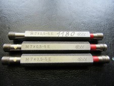 Gewinde Lehrdorn M 7 x 0,5 - 5E Feingewinde  Gewindelehrdorn LMW #KC6-20#