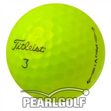 25 GELBE TITLEIST PRO V1 2021