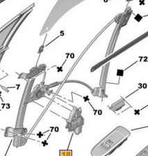 Fensterheber Peugeot 308 CC vorne links 9221FV 