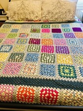 Große Granny Square Afghan
