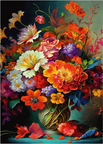 Puzzle blumen in - blumen,