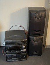 PHILIPS FW375P HIFI SYSTEM 3-FACH CD inkl Boxen #T119