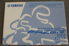 Yamaha Fazer Motorrad Betriebsanleitung "2013"  Bedienungsanleitung - Handbuch
