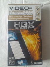 VHS Videokassette E-240 4 Stunden Super High Grade Leerkassette NEU