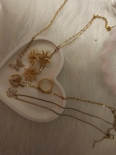 Edelstahl schmuck konvolut
