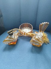 Parfümzerstäuber Flakon Toilete Eau de Toilette Set Kristall Glas .