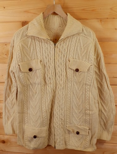 Vintage handgestrickt aran - vintage,