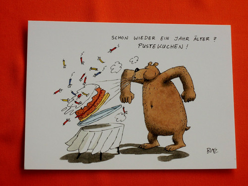Postkarten geburtstag humor - postkarten,