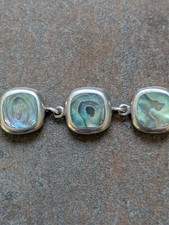  Wende-Silber-Armband mit Abalone