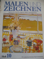 Zeitschrift  "MALEN UND ZEICHNEN"  Heft 10       (MAGAZINE - Draw It! Paint It!)