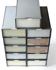 Zeiss Ikon Dia - Magazinkasten mit zwei 36er Einheitsmagazinen