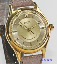 ANKER (2376) profiliertes Zifferblatt, H.Becker-Kaliber HB120 mit 21 Rubis, 50er