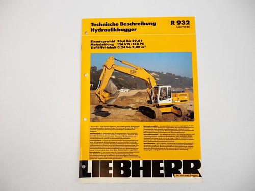 Prospekt liebherr r932 - prospekt,