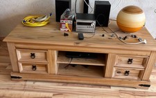 MEXICO TV Kommode Lowboard Tisch Couchtisch, Massivholz Möbel