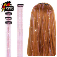 Glitzer Haarsträhnen Tinsel