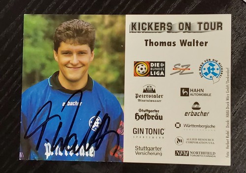 Autogrammkarte thomas walter - autogrammkarte,