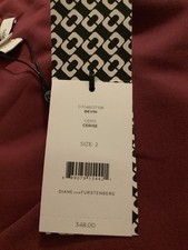 New 348 diane von furstenberg - new, $348