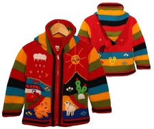 Kinder strickjacke rot - kinder,