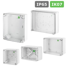 ⭐ Premium Abzweigdose / Industriebox / Leergehäuse / IP65💦 / transparente Front