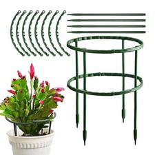 Pflanzenpf?hle 15,5??25cm Blumen Garten gr??n halbrund Kunststoff St?nder K?f