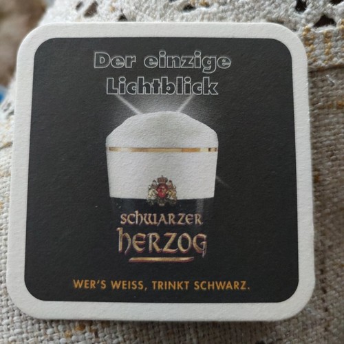 Bierdeckel schwarzer herzog - bierdeckel,