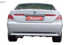 REMUS Edelstahl Sportauspuff für BMW E65 Limousine 730d ab Bj. 03  2 x 102x68mm