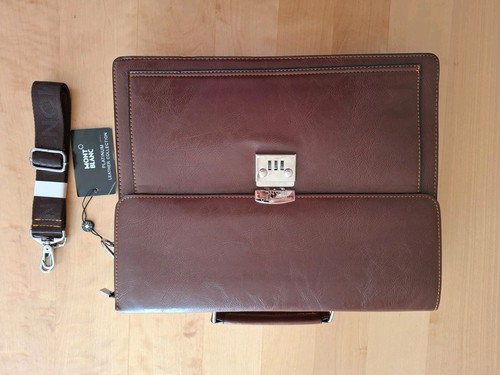 Mont blanc platinium leder - mont,