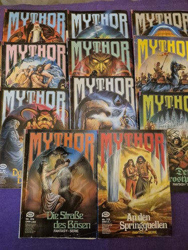 11x mythor romanhefte pabel - -,