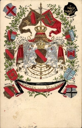 Präge wappen baden - präge,
