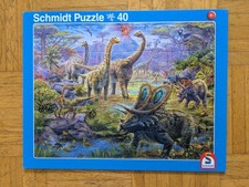 Schmidt Puzzle 40 Teile | Dinosaurier | Für Kinder ab 4 Jahren
