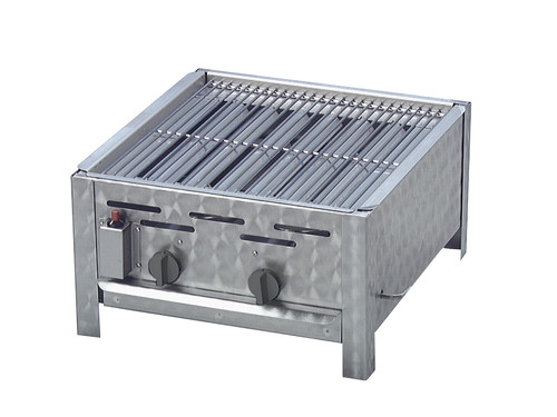Gasgrill edelstahl mit rost - rost, 2