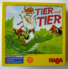 HABA Tier auf Tier, Stapelspiel Dieses Spiel fördert: dreidimensionales Denke...