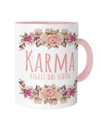 Karma regelt tasse spruch - karma,