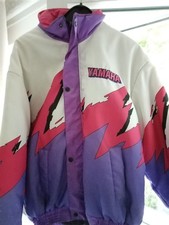 motorradjacke  für Yamaha Weiß / Bunt 