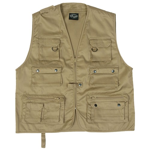 Jagd und anglerweste khaki - jagd-,