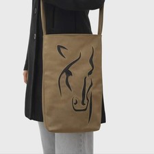 Ledertasche mit Pferdemotiv