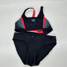 ARENA W Threefold Two Pieces, Bikini Damen, Schwarz-Schwarz-Anguria, 36