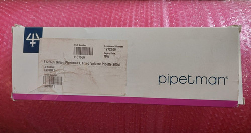 Gilson pipetman pipette f200 - pipette,
