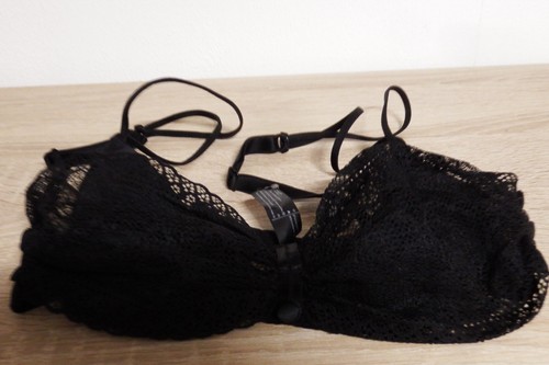 Schwarz 75b mit spitze - schwarz,